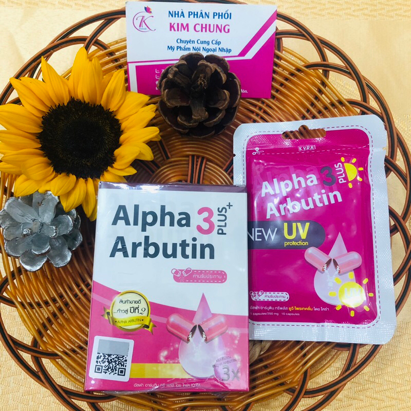 [Có tem code] 💋 Viên Kích Trắng Alpha Arbutin 3PLUS