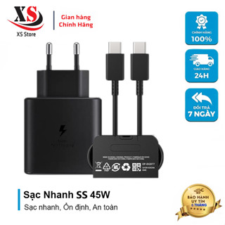 Bộ Sạc Nhanh 45W Type C Cho SS, Sạc Ổn Định, Đảm Bảo An Toàn - XS Store