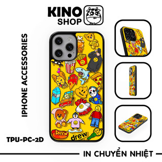 Ốp lưng IPhone KINOSHOP Drew viền dẻo đen silicon TPU chống ố vàng , chống va đập [ KN439 ]