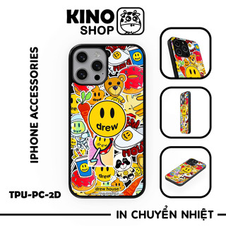 Ốp lưng IPhone KINOSHOP viền dẻo đen silicon TPU chống ố vàng , chống va đập [ KN440 ]