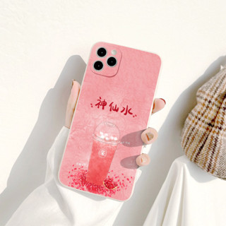 Ốp iphone trà lựu trân châu trắng cực đẹp 6 6s plus 7 8 plus x xs xr 14promax 13 12 11 pro max plus eh125