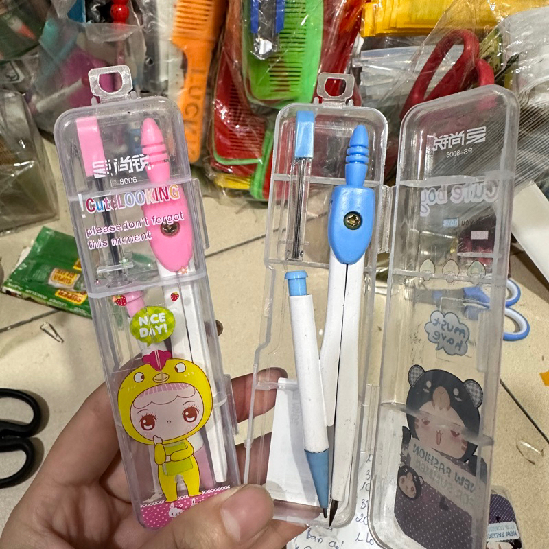 Set 10 COMPA chì kim 8006