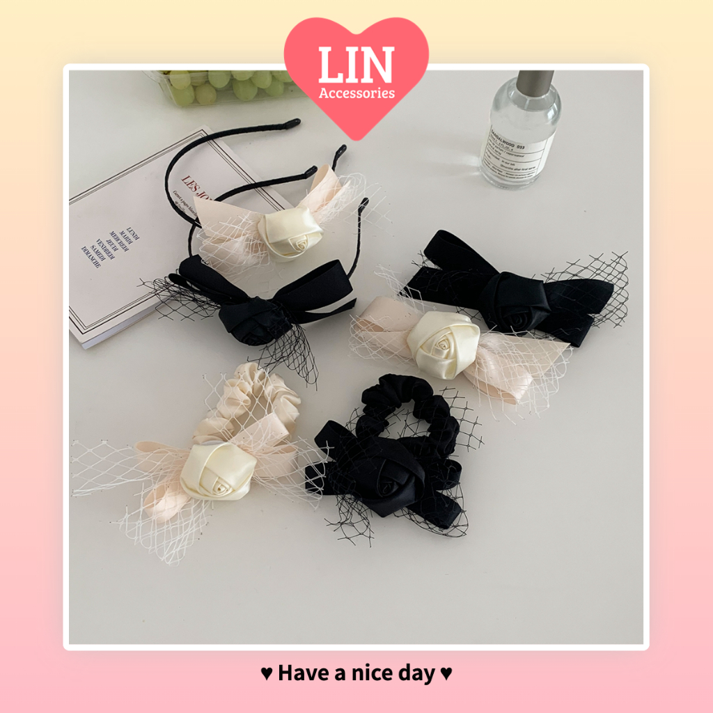 Kẹp Tóc Cột Tóc Băng Đô Tiểu Thư LIN