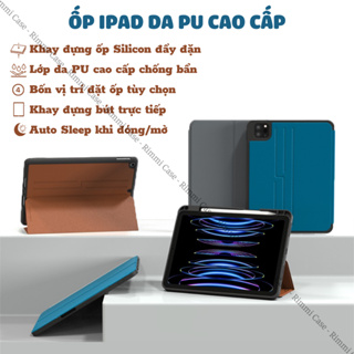 Bao da cao cấp, thanh lịch dành cho iPad Gen 7/8/9/10, Air 4/5, Pro 11&quot; có khe đựng bút