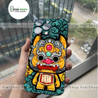 Tấm dán Skin Mặt Sau Mèo Thần Tài MS18 FULL VIỀN 14 pro max , 13 pro max ,12 pro max , 11 pro max , xs max - FukiShop