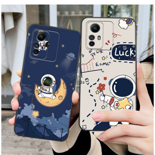 Ốp lưng Xiaomi REDMI NOTE 12S hình phi hành gia, Brown be@r , smile happy