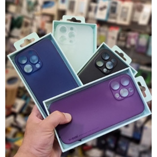 Ốp lưng Memumi lụa nhám mỏng cho iPhone 14/ 14 Plus/ 14 Pro/ 14 Pro Max chống Vân tay cao cấp