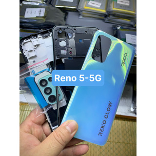 Bộ vỏ, lưng viền, khung xương, miếng lưng, kính camera oppo reno 5 - 5G