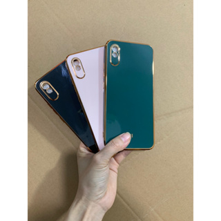 Ốp lưng viền vuông mạ điện sang trọng Xiaomi redmi 9A