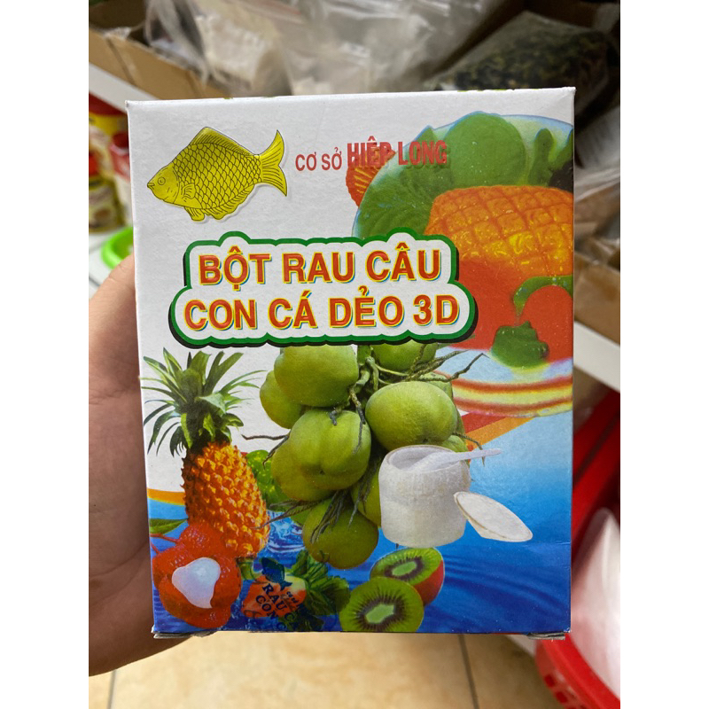 Bột rau câu con cá dẻo (10g)