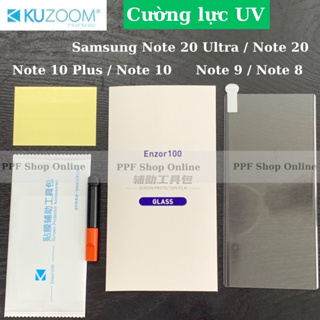 Kính cường lực UV cho Samsung Galaxy Note 20 Ultra , Note 10 Plus , Note 9 , Note 8 chính hãng Kuzoom trong suốt