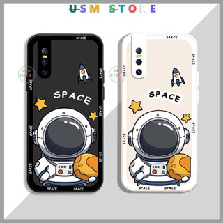 Ốp lưng Vivo V15 Pro, chất TPU dẻo, viền vuông, bảo vệ camera, Phi Hành Gia