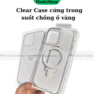 [ Hiển Thị Vòng Sạc] Ốp Clear Case trong suốt hỗ trợ sạc ko dây cho Smart iPhone 14 Pro Max ,14 Pro , 13 Pro , 12 Promax