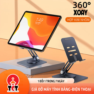 Giá Đỡ Để Bàn Điện Thoại Di Động, Máy Tính Bảng TCT. Có Thể Xoay 360 Độ Chất Liệu Hợp Kim Nhôm Cao Cấp