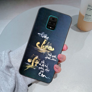 Ốp Xiaomi Redmi Note 9 / Note9s / Note 9 Pro in hình thư pháp Nhẫn, vạn sự bình an đẹp độc chất