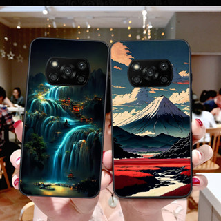 Ốp Xiaomi Redmi Poco X3 / X3 Pro / X4 / Xiaomi X5 / X5 Pro 5G in hình họa tiết phong cảnh 3d đẹp hot trend