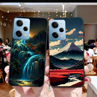 Ốp Xiaomi Redmi Note 12 4G / Note 12s / Note 12 5G / Note 12 Pro 5G in hình họa tiết phong cảnh 3d đẹp
