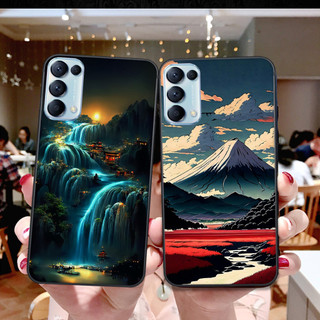 Ốp Oppo Reno 5 / 5 Pro / Reno 4 / 4 Pro in hình họa tiết phong cảnh 3d đẹp hot trend xu hướng 2023