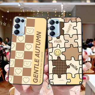 Ốp Oppo Reno 5 / 5 Pro / Reno 4 / 4 Pro in hình họa tiết kẻ caro mặt cười trái tim đẹp hot trend