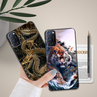 Ốp Oppo A52 / A92 in hình họa tiết rồng hổ 3d đẹp chất hot trend 2023
