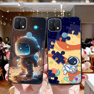 Ốp Oppo A15 / A15S in hình họa tiết phi hành gia cute dễ thương đẹp hot trend