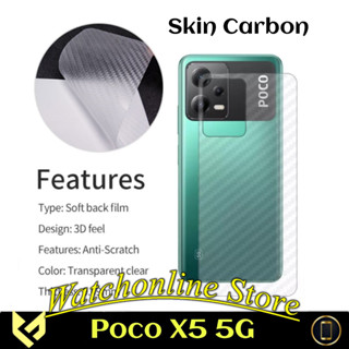 Miếng dán Carbon mặt lưng Xiaomi Poco F3 Poco F3 GT Poco F4 Poco F4 GT Poco F5 Poco F5 Pro Poco C40
