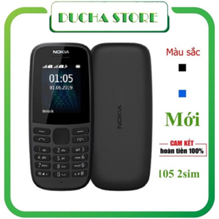 Điện Thoại Nghe Gọi Nokia 105 (2019) 2 Sim - Hàng Mới Fulbox