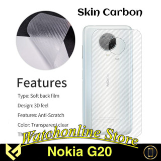 Miếng dán Carbon mặt lưng Nokia G21 G20 C30 C20 C10 Nokia X5 X6 X7 6.2 7.2 8.3 2.3 5.1 6.1 7.1