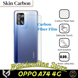 Miếng dán Carbon lưng máy Oppo A93 A94  A96 A95 4G A74 4G A17K nhám rất bám tay, chống xước, chống vân tay