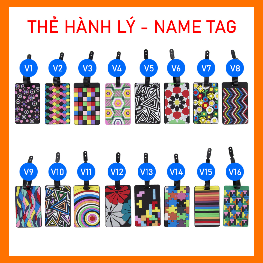 Thẻ hành lý - Name tag