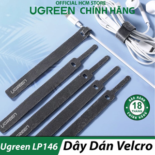 Dây dán Velcro tiện lợi Ugreen 50370 LP146 Tiện dụng đa năng ( 1,2cm x 14cm, Set 1 &gt; Set 20)