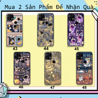 Ốp Xiaomi Redmi Poco C40 / Redmi 10C / Redmi 12C in hình họa tiết phi hành gia chibi 3d đẹp hot trend