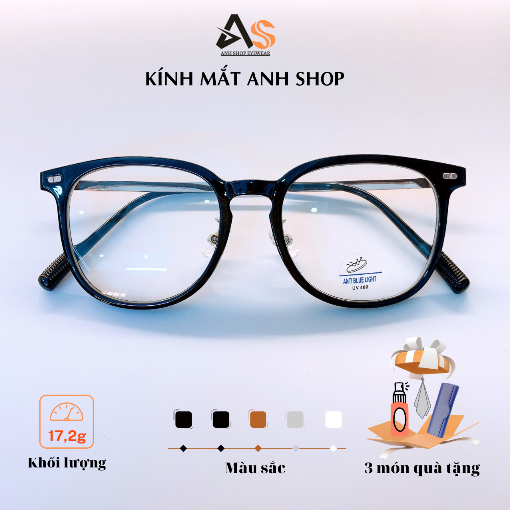 Kính vuông to thời trang nam nữ dễ đeo 9533A