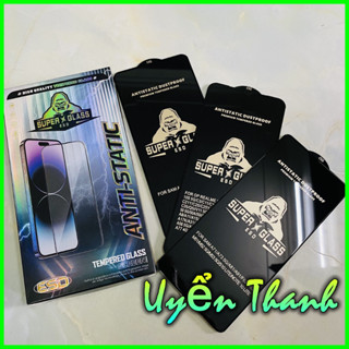 Kính cường lực  Amilum Super EDS chống tĩnh điện Samsung A03 A13 A23 A33 A73