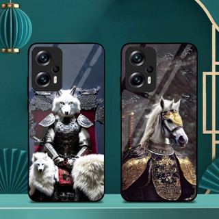 Ốp Lưng XIAOMI REDMI NOTE 11T PRO, 11T PRO+, POCO X4 GT Mặt lưng kính cao cấp, thiết kế độc quyền 12 con giáp chiến binh