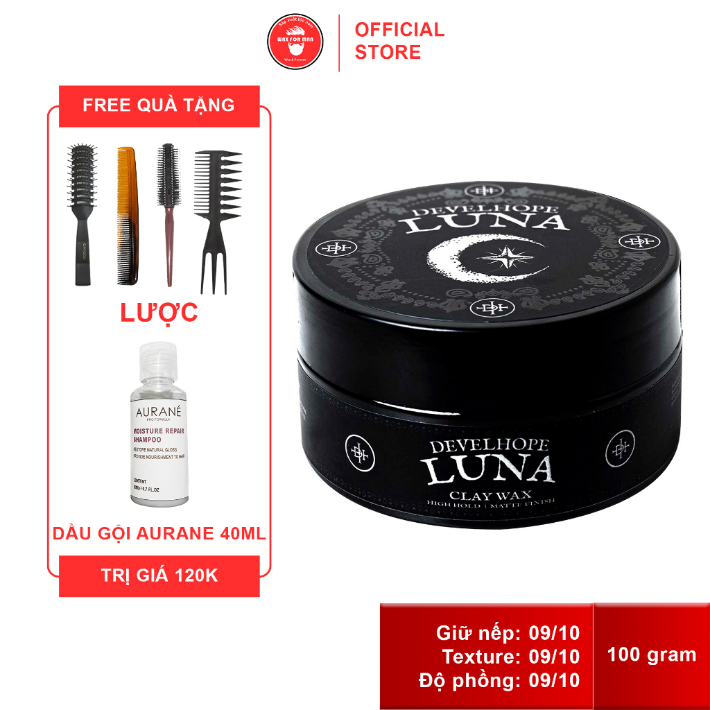 Sáp vuốt tóc Develhope Luna