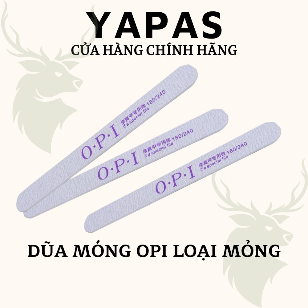 Combo 10 Dũa mỏng Opi , dũa móng tay bột opi