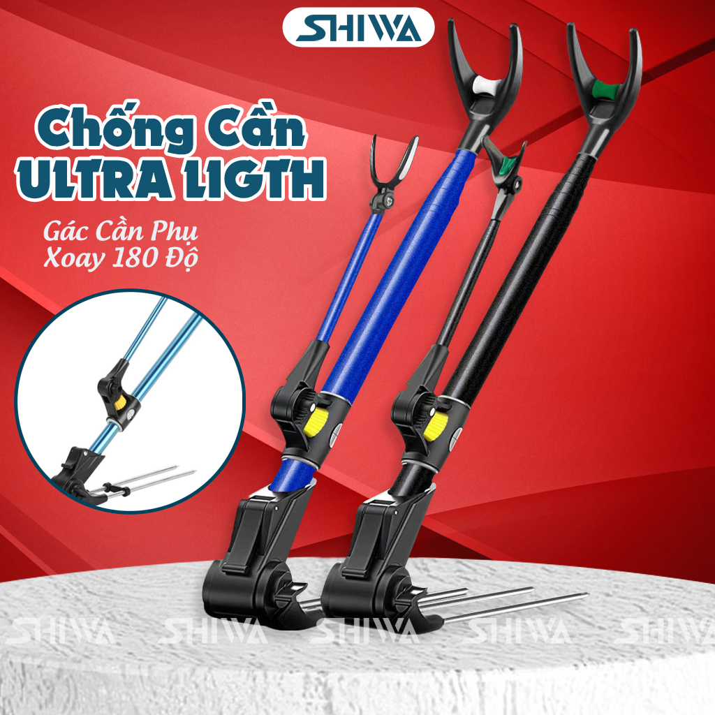 Gác Cần Câu Đài Săn Hàng Ultra Light - Chống Cần, Giá Đỡ Cần Câu Giá Rẻ - Đồ Câu SHIWA