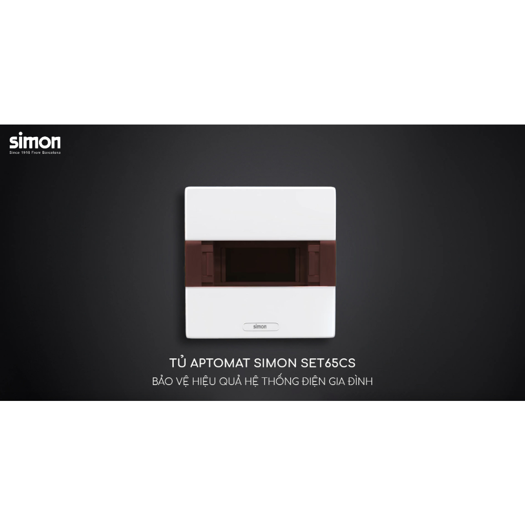 Tủ Điện Âm Tường Cao Cấp 4, 6, 9 Module - SET65CS - SIMON (Hàng Chính Hãng)