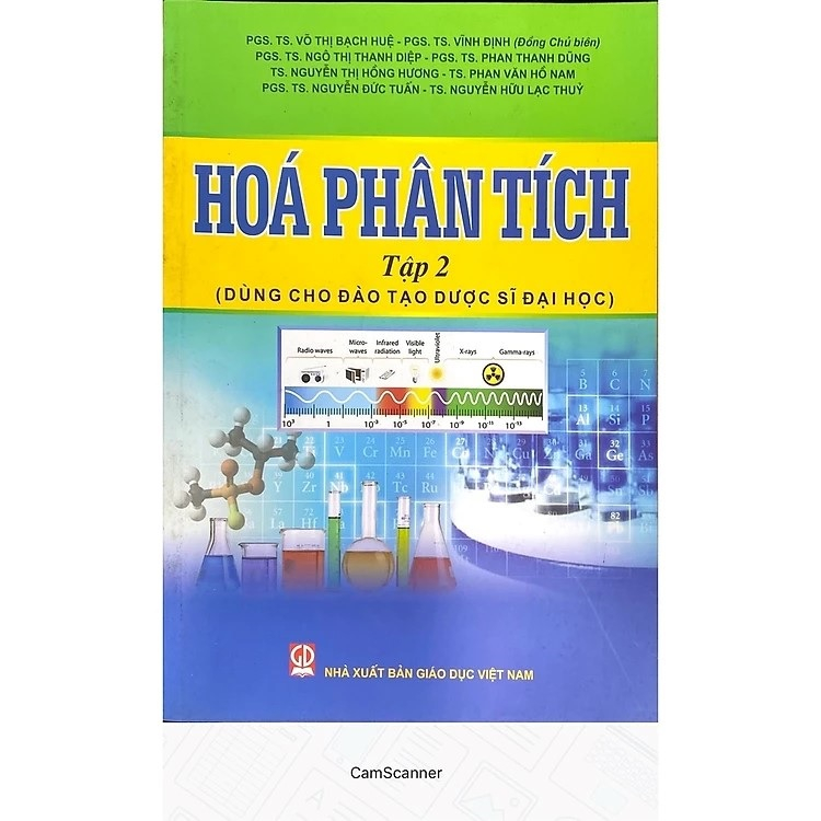 Sách - Hóa Phân Tích – Tập 2 (Dùng Cho Đào Tạo Dược Sĩ Đại Học)