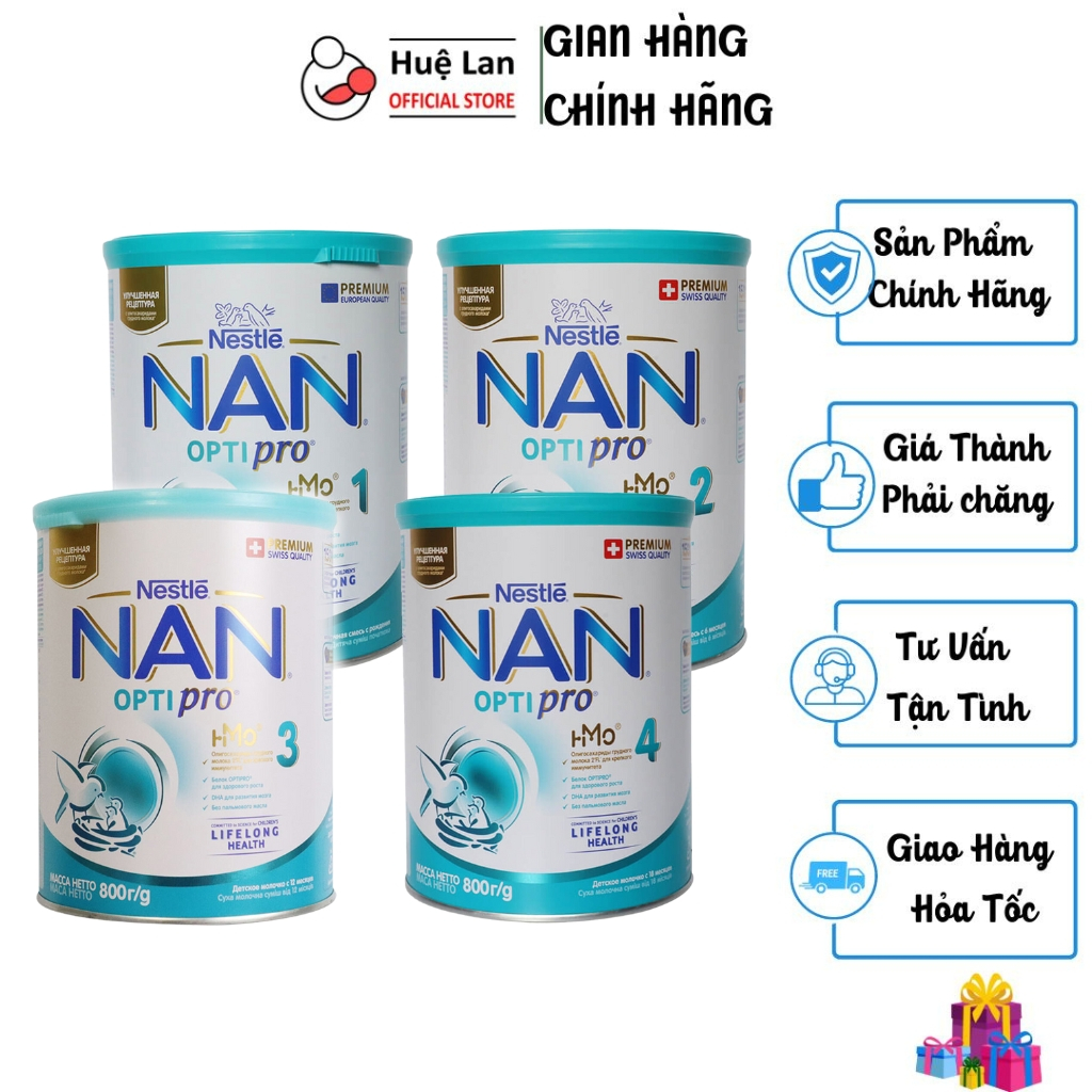 SỮA BỘT NAN NGA 1/2/3/4 800G