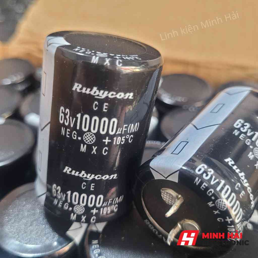 Combo 4 con Tụ lọc nguồn 63V 10000uf hàng mới chất lượng