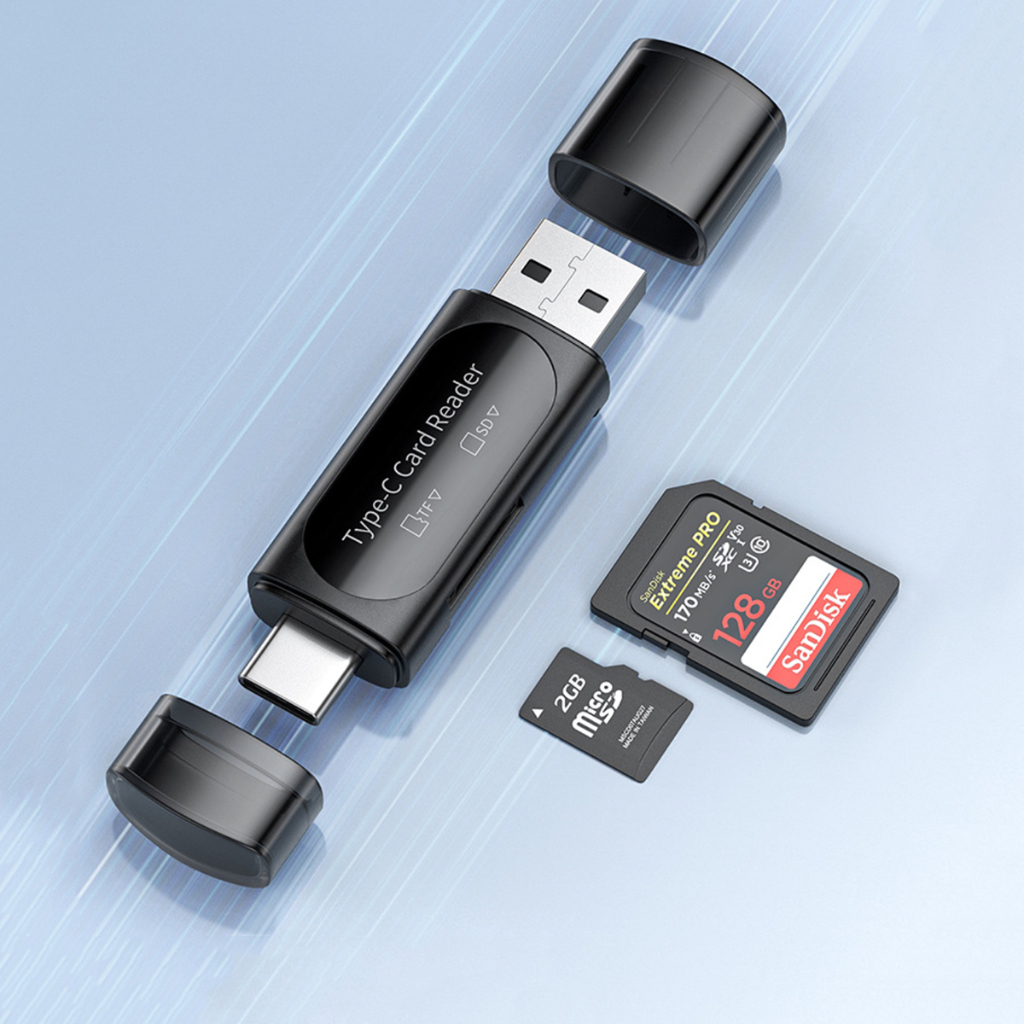 Đầu đọc thẻ SD Micro SD OTG Type-c đa năng