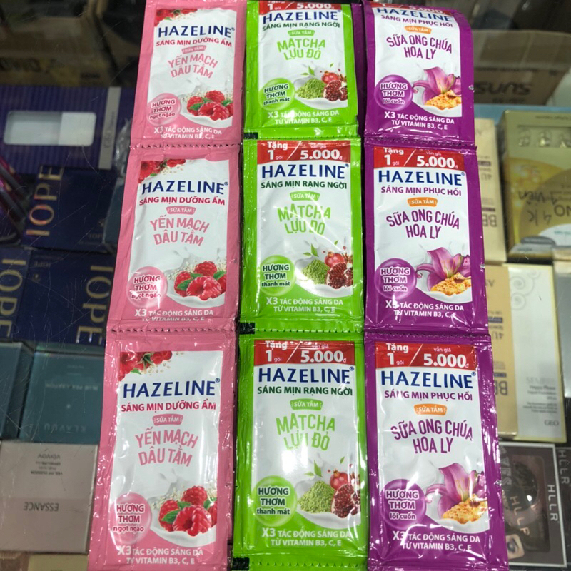 Sữa tắm Hazaline dây (2 màu)