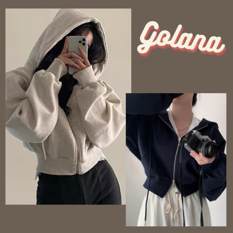 Áo khoác Nỉ Crotop Hàn dáng rộng siêu xinh , Áo Sweater Nỉ Dài Tay ( có bigsize)