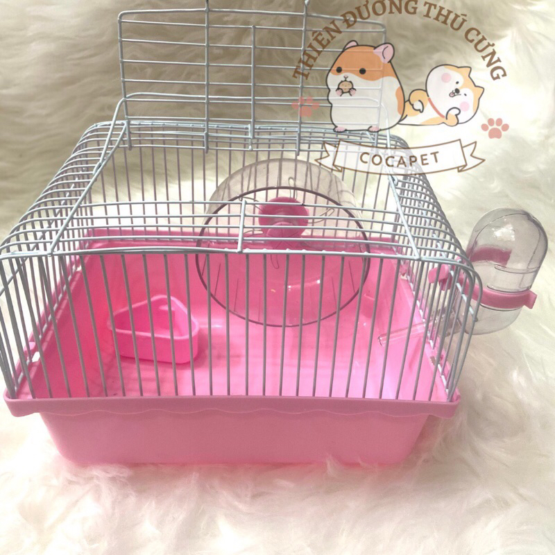Lồng chuột hamster minifull full phụ kiện như ảnh