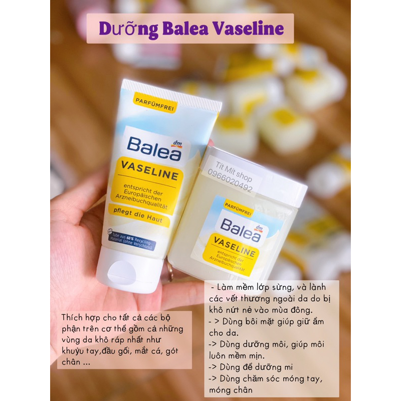 KEM NẺ VASELINE BALEA