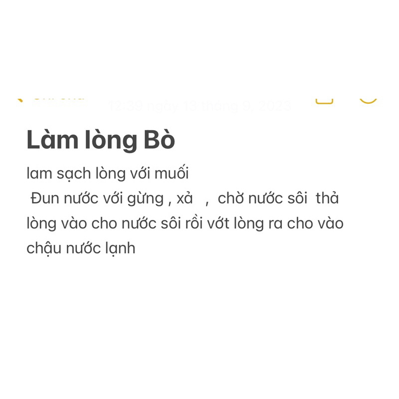 lòng bò béo