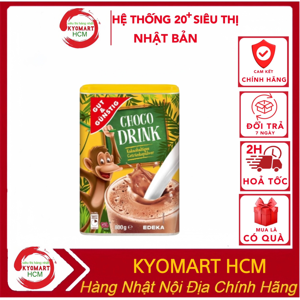 Bột cacao pha sữa CHOCO DRINK Đức - 800g