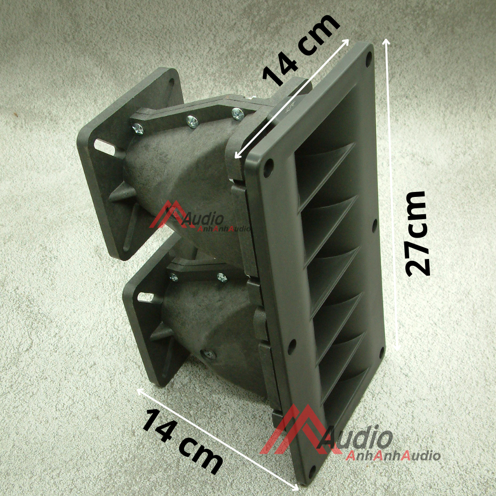 Họng loa treble array đôi mẩu mới 2023